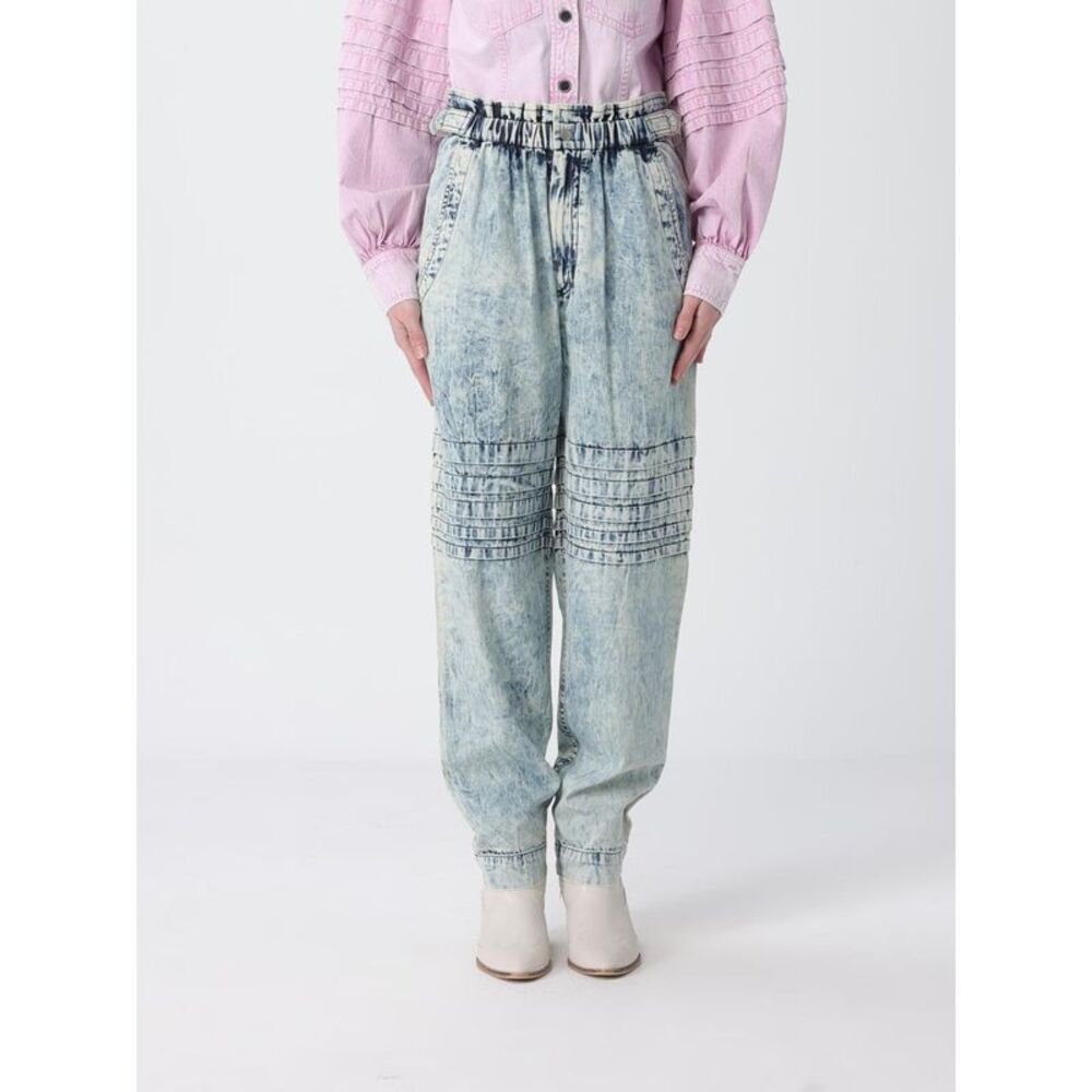 Isabel Marant Etoile Women Bleached Denim Jeans Isabel Marant Etoile